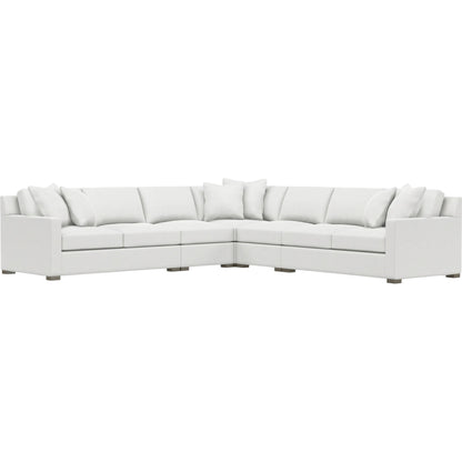 Kelsey 5-Piece Fabric Sectional by Bernhardt in wdf, 789 portobello. Made from unique in a unique style.