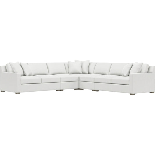 Kelsey 5-Piece Fabric Sectional by Bernhardt in wdf, 789 portobello. Made from unique in a unique style.
