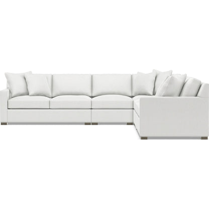 Kelsey 5-Piece Fabric Sectional by Bernhardt in wdf, 789 portobello. Made from unique in a unique style.