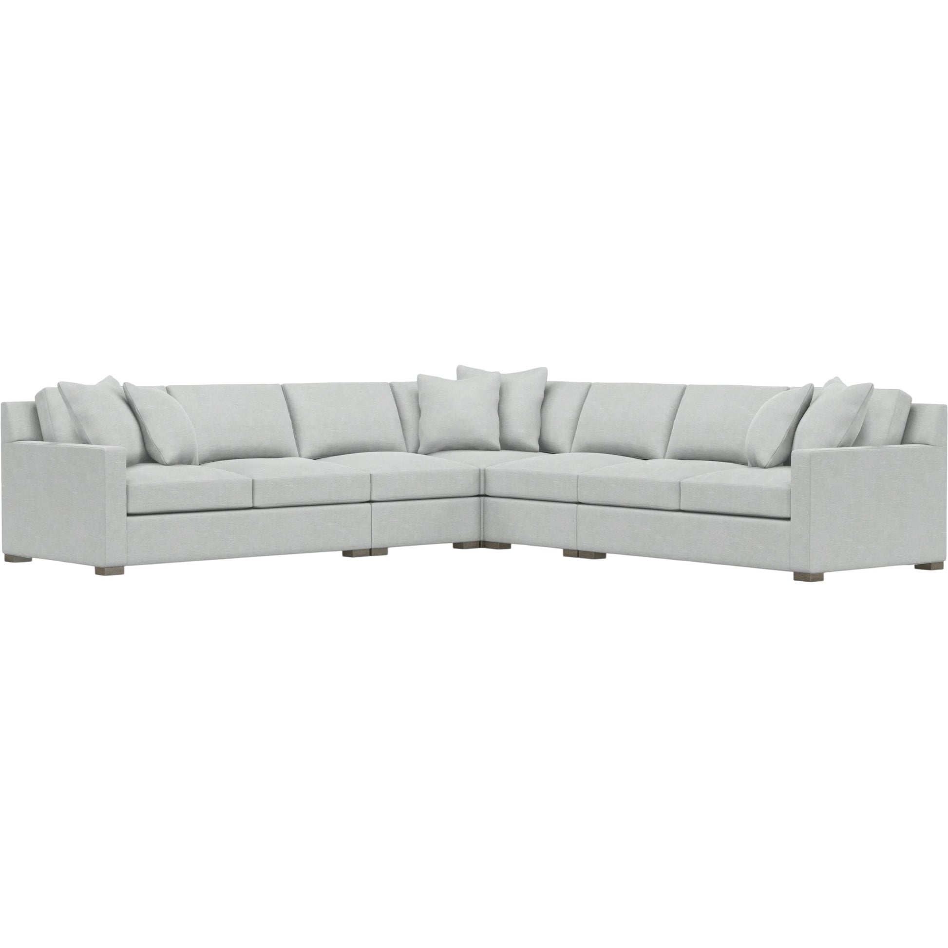 Kelsey 5-Piece Fabric Sectional by Bernhardt in wdf, 789 portobello. Made from unique in a unique style.