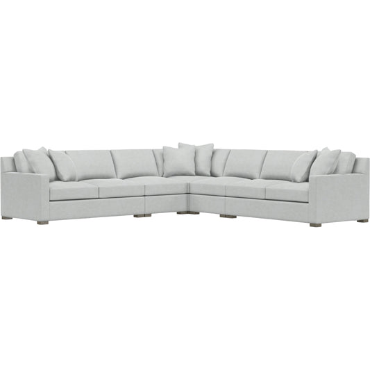 Kelsey 5-Piece Fabric Sectional by Bernhardt in wdf, 789 portobello. Made from unique in a unique style.