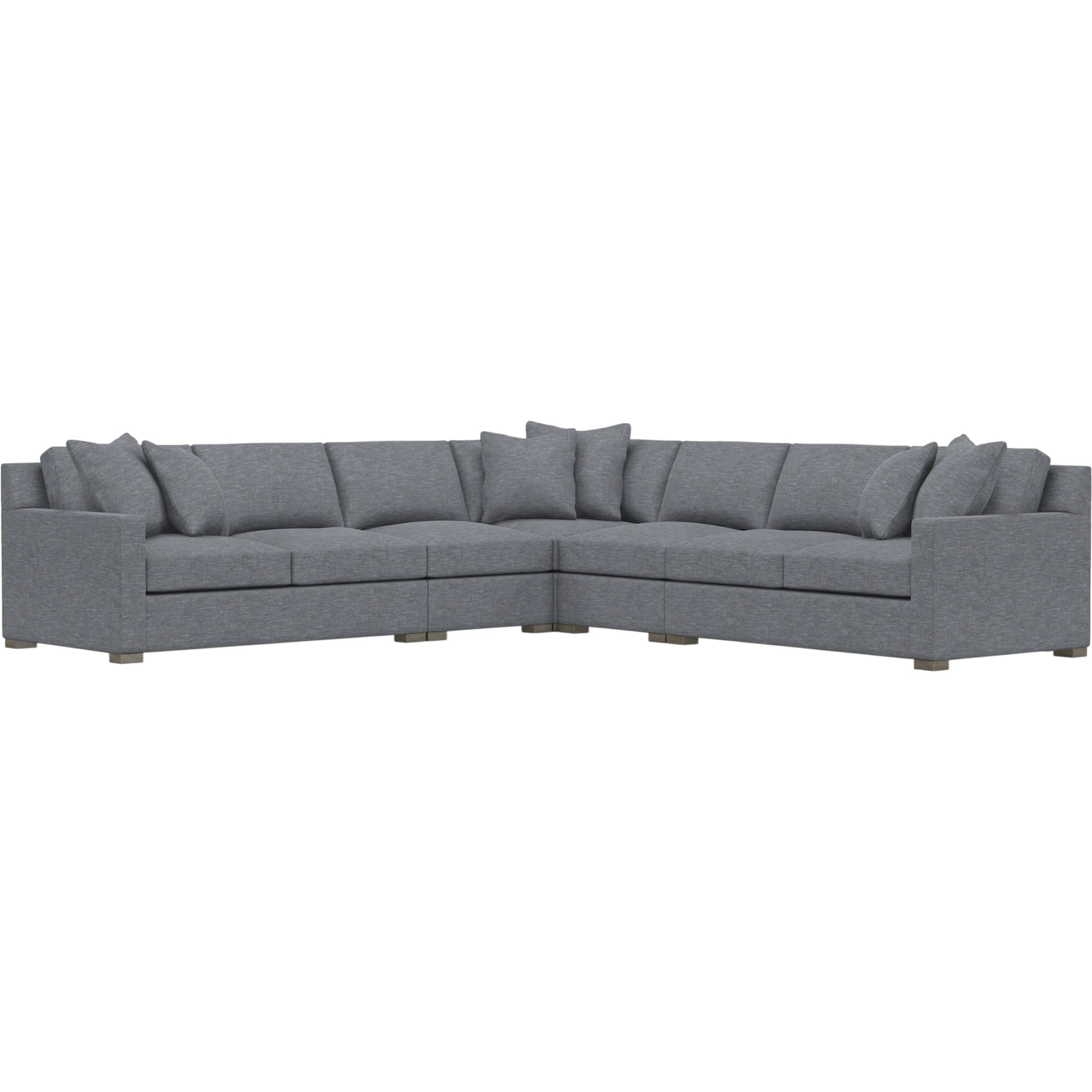 Kelsey 5-Piece Fabric Sectional by Bernhardt in wdf, 789 portobello. Made from unique in a unique style.
