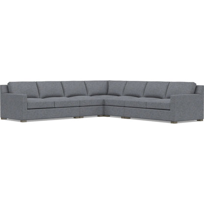 Kelsey 5-Piece Fabric Sectional by Bernhardt in wdf, 789 portobello. Made from unique in a unique style.
