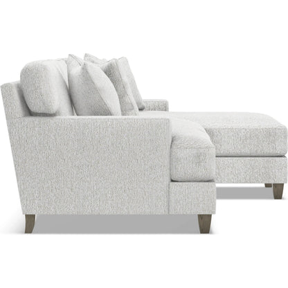 Mila 2-Piece Fabric Sectional by Bernhardt in wdf, 789 portobello. Made from unique in a unique style.