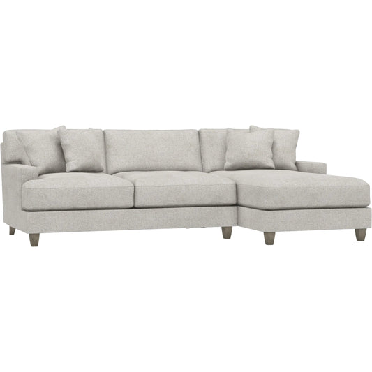 Mila 2-Piece Fabric Sectional by Bernhardt in wdf, 789 portobello. Made from unique in a unique style.