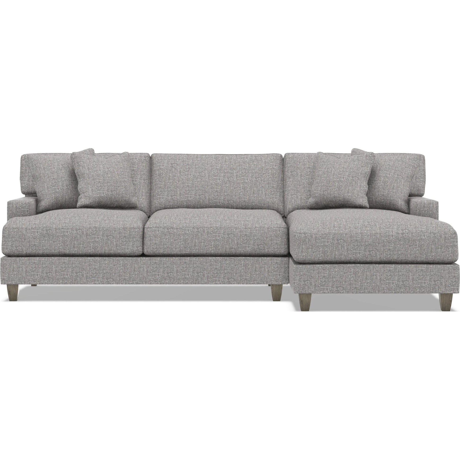 Mila 2-Piece Fabric Sectional by Bernhardt in wdf, 789 portobello. Made from unique in a unique style.