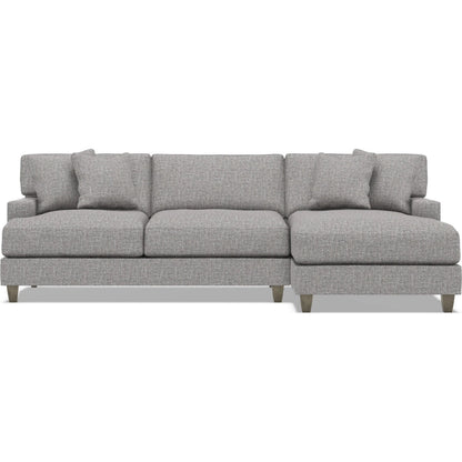 Mila 2-Piece Fabric Sectional by Bernhardt in wdf, 789 portobello. Made from unique in a unique style.