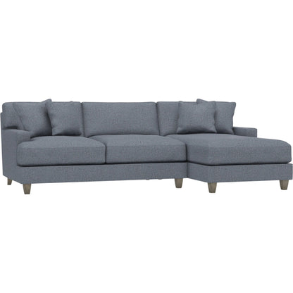 Mila 2-Piece Fabric Sectional by Bernhardt in wdf, 789 portobello. Made from unique in a unique style.