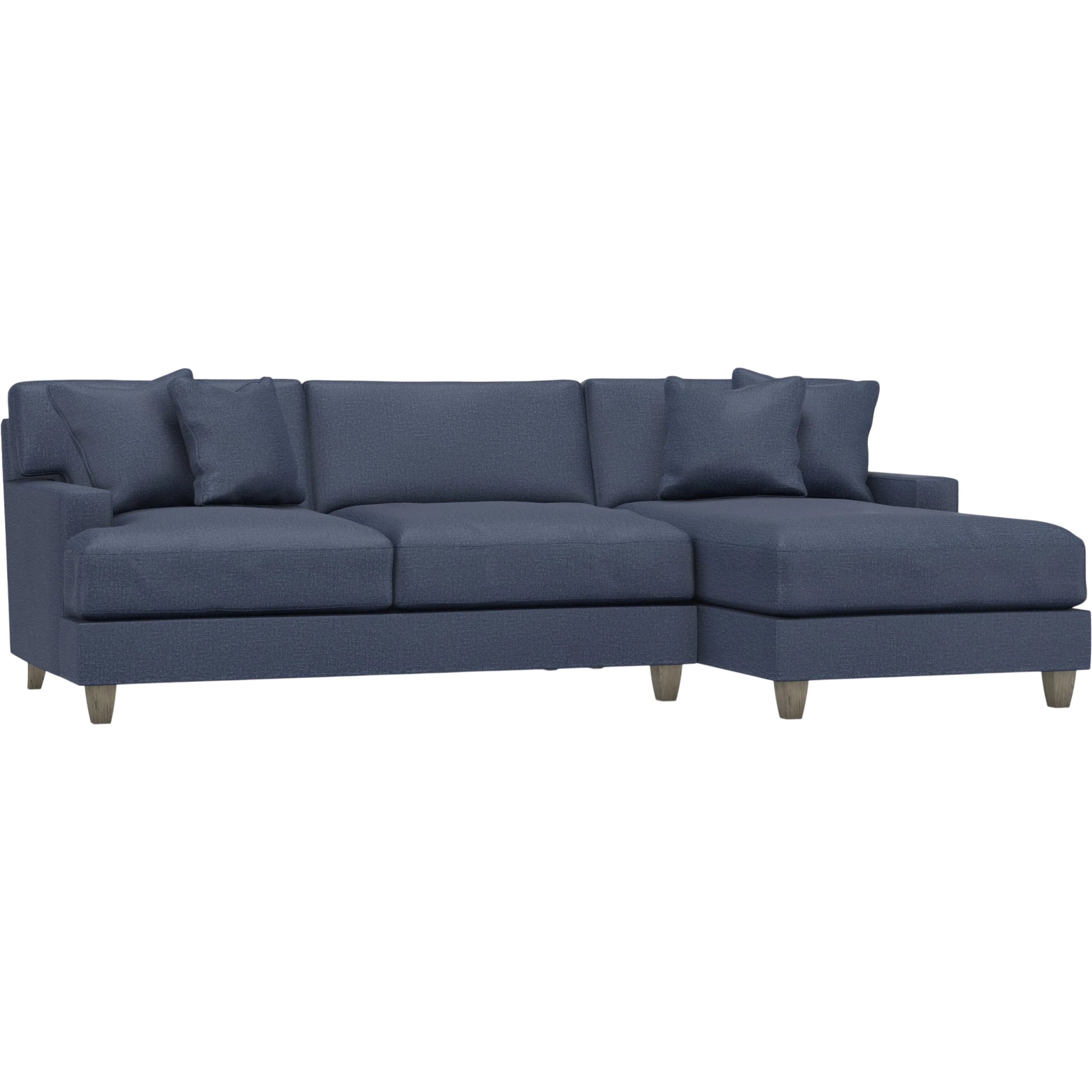 Mila 2-Piece Fabric Sectional by Bernhardt in wdf, 789 portobello. Made from unique in a unique style.