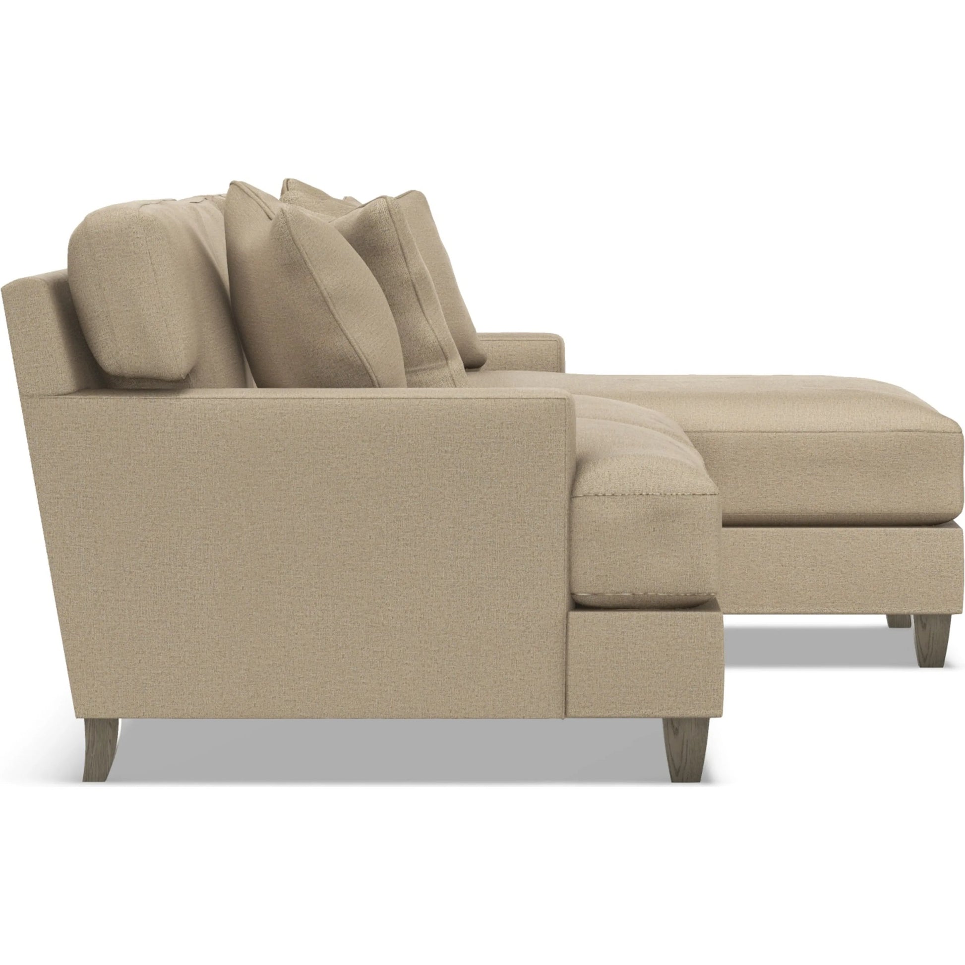Mila 2-Piece Fabric Sectional by Bernhardt in wdf, 789 portobello. Made from unique in a unique style.