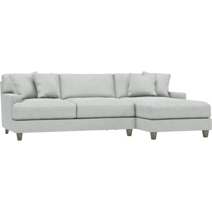 Mila 2-Piece Fabric Sectional by Bernhardt in wdf, 789 portobello. Made from unique in a unique style.