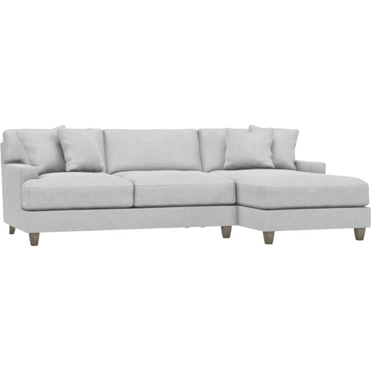Mila 2-Piece Fabric Sectional by Bernhardt in wdf, 789 portobello. Made from unique in a unique style.