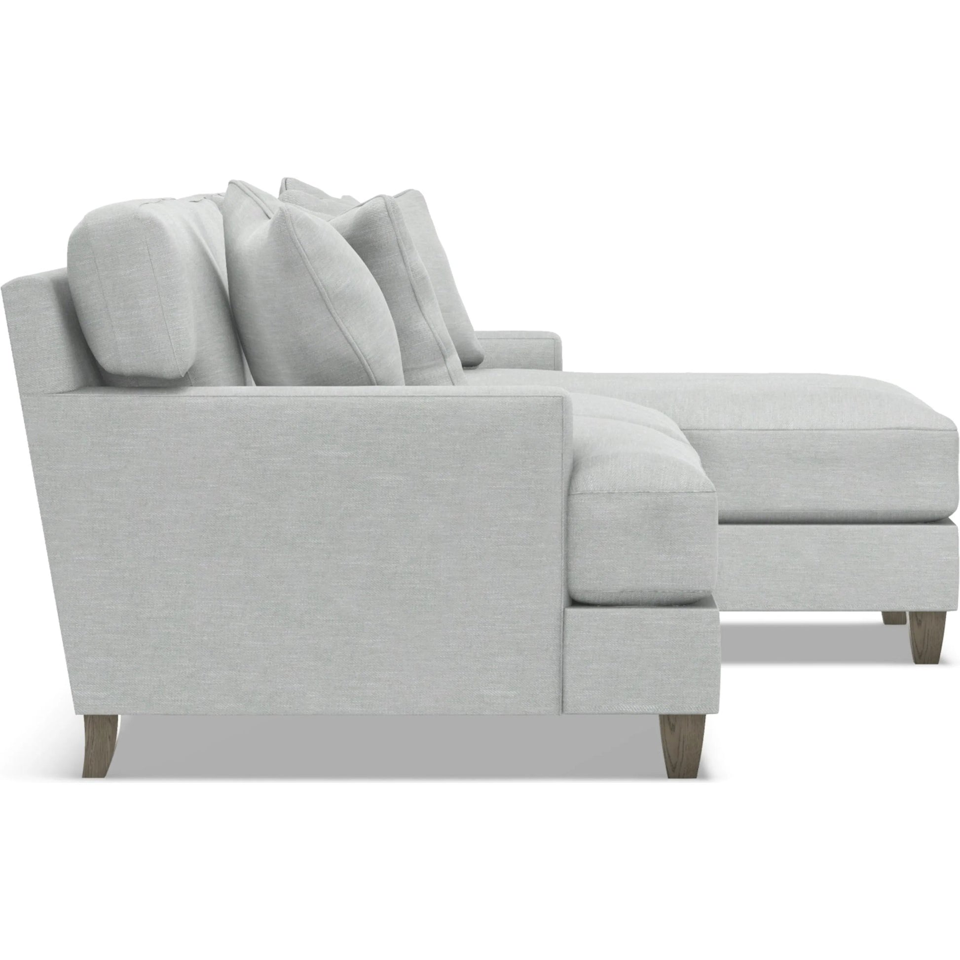 Mila 2-Piece Fabric Sectional by Bernhardt in wdf, 789 portobello. Made from unique in a unique style.