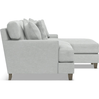 Mila 2-Piece Fabric Sectional by Bernhardt in wdf, 789 portobello. Made from unique in a unique style.