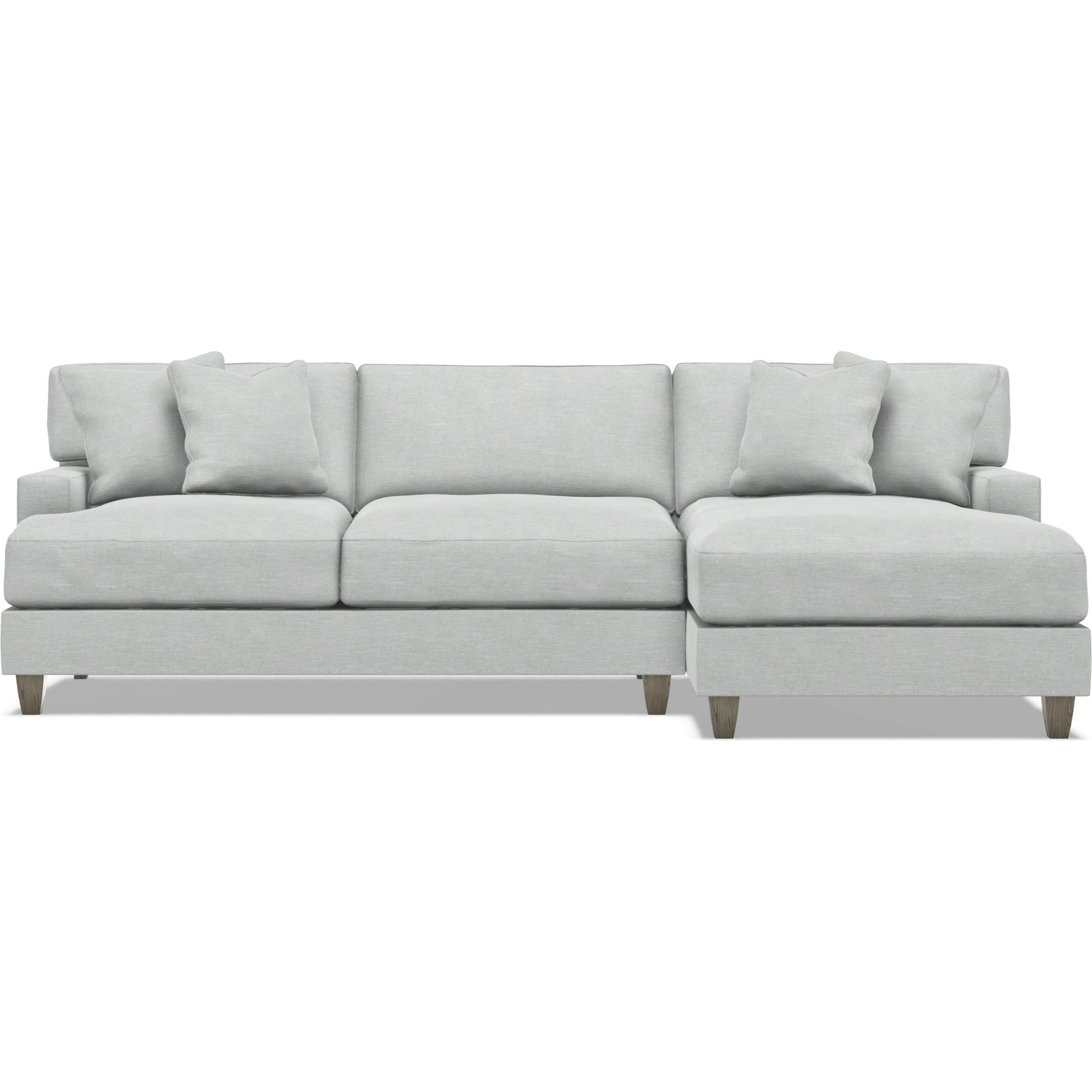 Mila 2-Piece Fabric Sectional by Bernhardt in wdf, 789 portobello. Made from unique in a unique style.