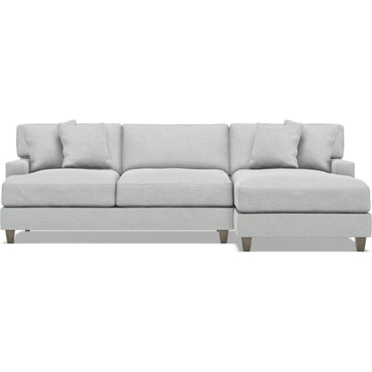 Mila 2-Piece Fabric Sectional by Bernhardt in wdf, 789 portobello. Made from unique in a unique style.