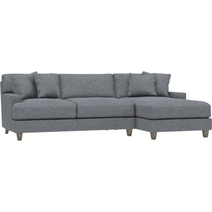 Mila 2-Piece Fabric Sectional by Bernhardt in wdf, 789 portobello. Made from unique in a unique style.