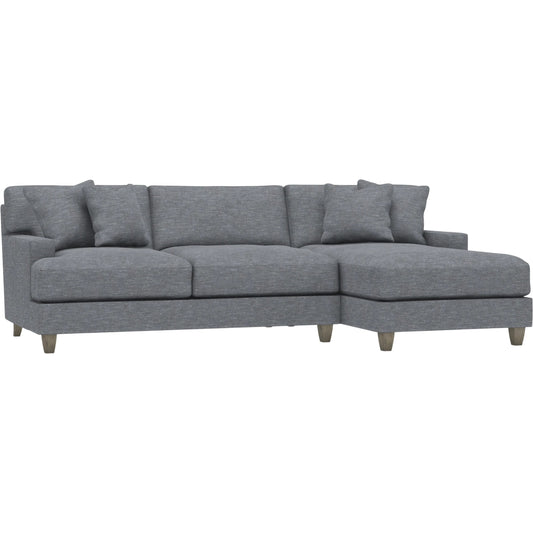 Mila 2-Piece Fabric Sectional by Bernhardt in wdf, 789 portobello. Made from unique in a unique style.