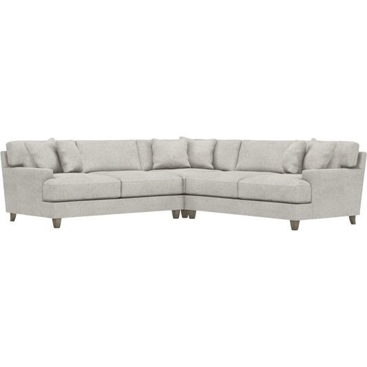 Mila 3-PIECE Fabric Sectional by Bernhardt in wdf, 789 portobello. Made from unique in a unique style.