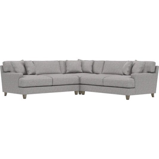 Mila 3-PIECE Fabric Sectional by Bernhardt in wdf, 789 portobello. Made from unique in a unique style.