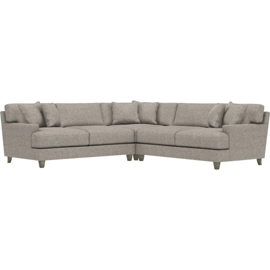 Mila 3-PIECE Fabric Sectional by Bernhardt in wdf, 789 portobello. Made from unique in a unique style.