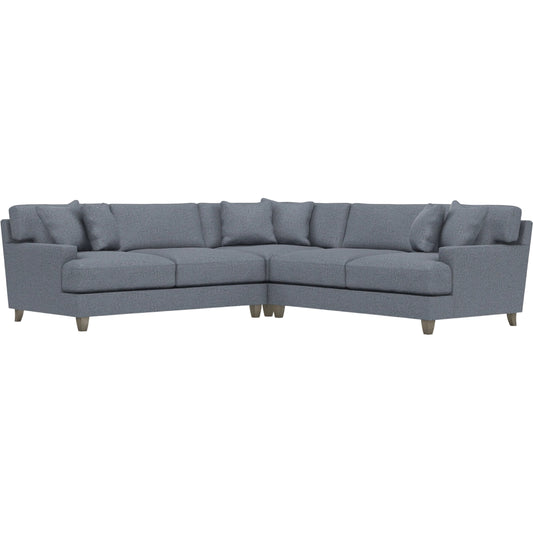 Mila 3-PIECE Fabric Sectional by Bernhardt in wdf, 789 portobello. Made from unique in a unique style.