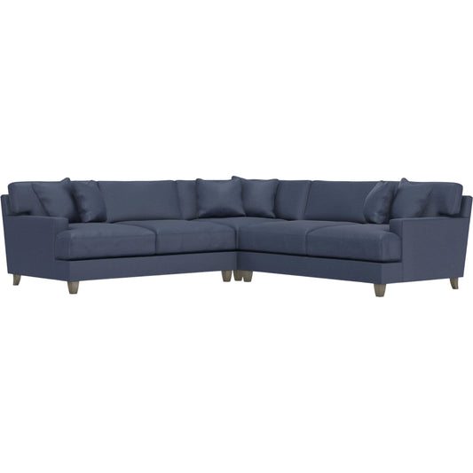 Mila 3-PIECE Fabric Sectional by Bernhardt in wdf, 789 portobello. Made from unique in a unique style.