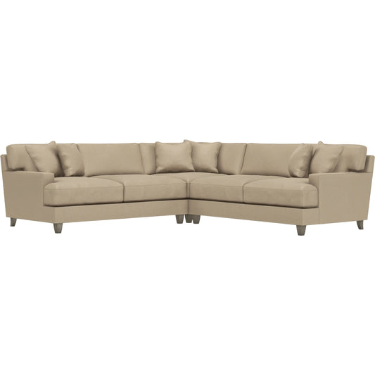 Mila 3-PIECE Fabric Sectional by Bernhardt in wdf, 789 portobello. Made from unique in a unique style.