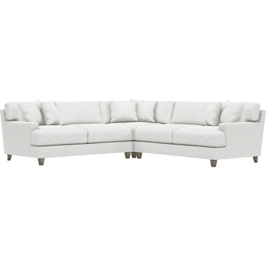 Mila 3-PIECE Fabric Sectional by Bernhardt in wdf, 789 portobello. Made from unique in a unique style.