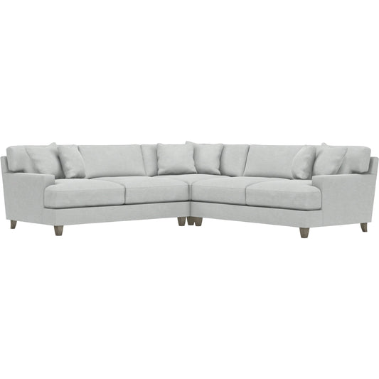 Mila 3-PIECE Fabric Sectional by Bernhardt in wdf, 789 portobello. Made from unique in a unique style.