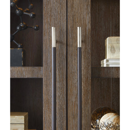 Modern Mood Display Cabinet by Hooker Furniture. Made from oak veneers, metal, glass in a modern style.