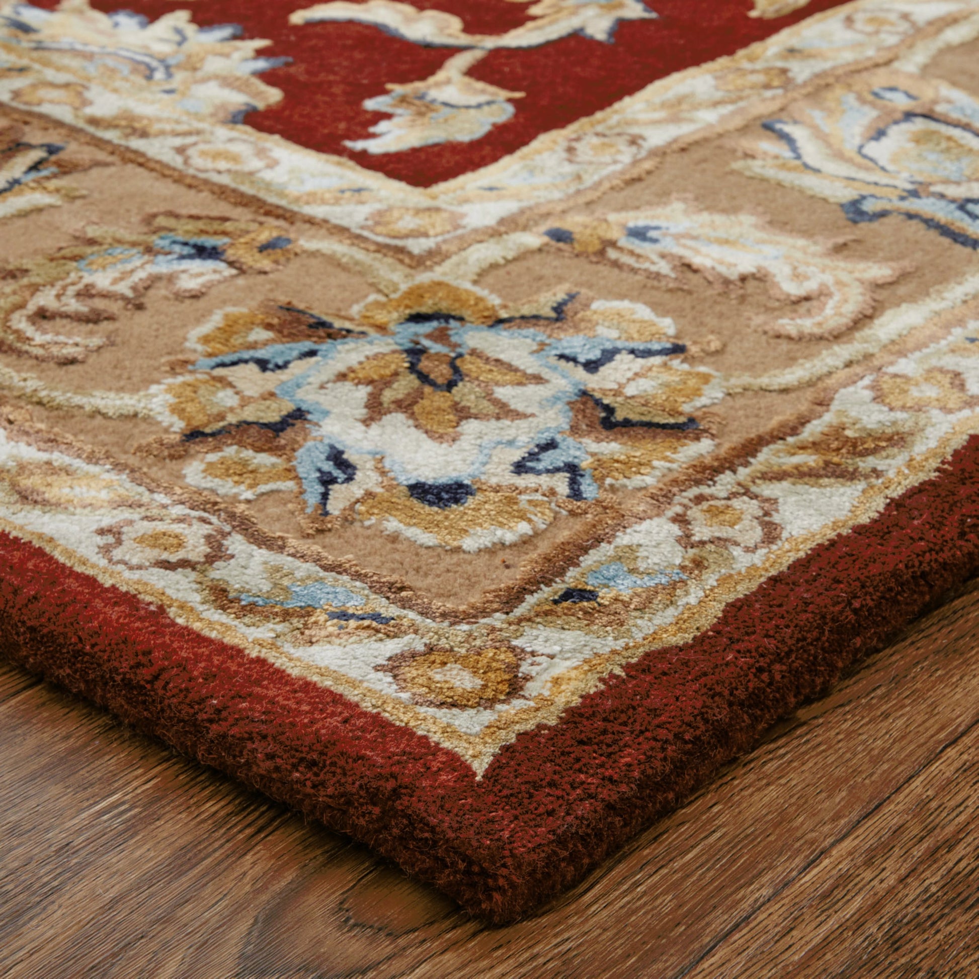 Prescott Traditional Oriental Rug - 8937F by Feizy. Made from viscose, wool in a unique style.