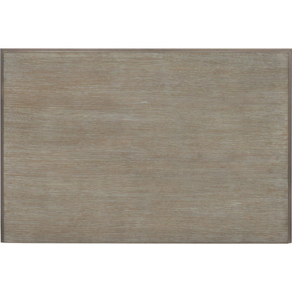 Affinity Nightstand by Hooker Furniture in greige. Made from oak veneers in a coastal style.