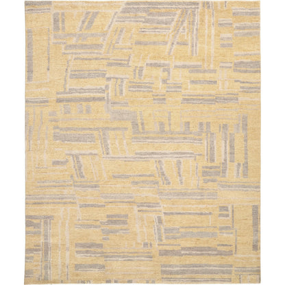 Weatherfield Transitional Rug - T06T6004 by Thom Felicia by Feizy Rugs in gold, gray. Made from wool in a unique style.