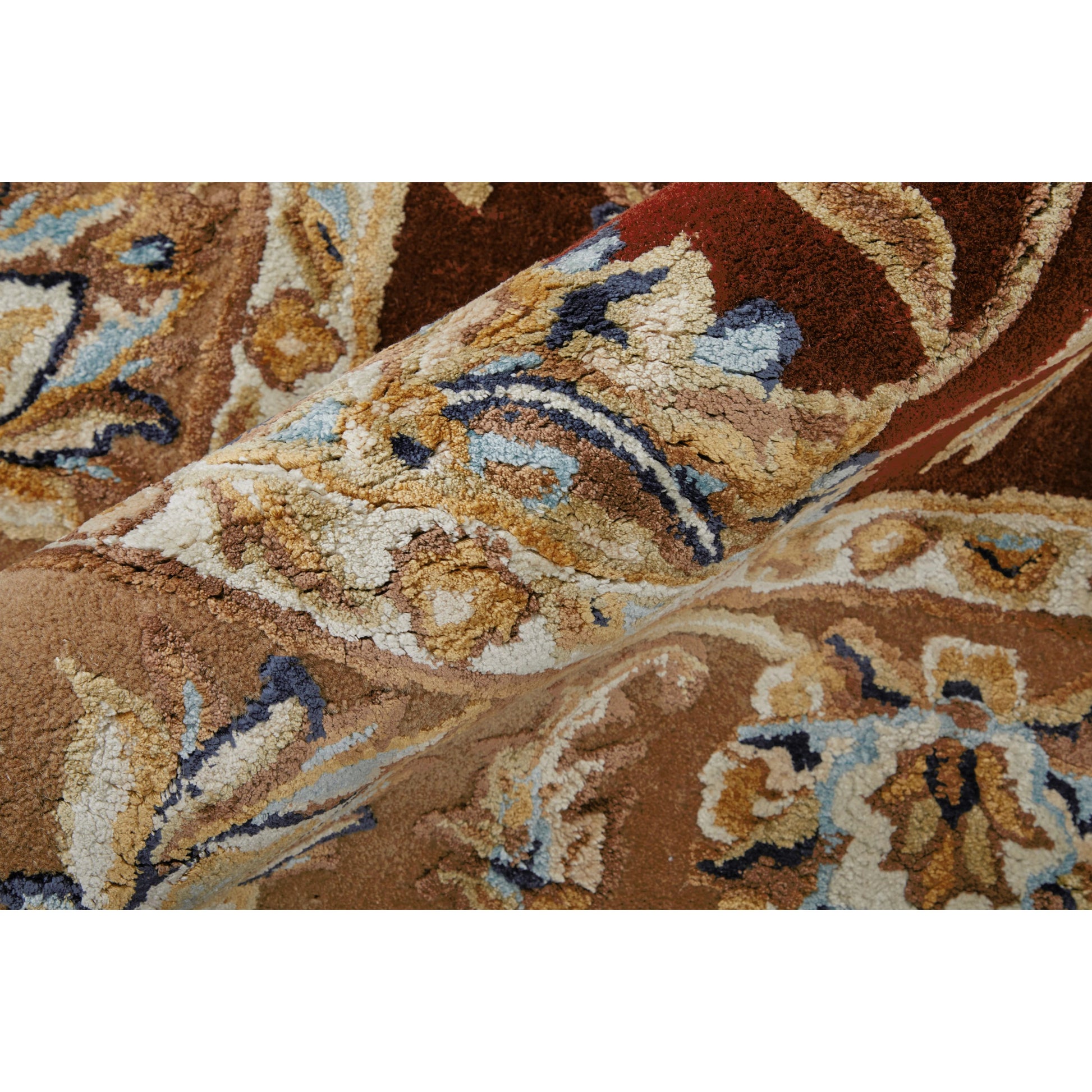 Prescott Traditional Oriental Rug - 8937F by Feizy. Made from viscose, wool in a unique style.