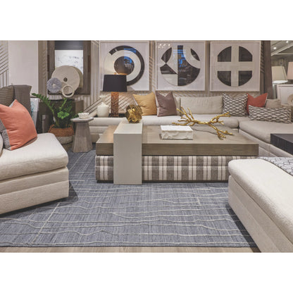 Haverhill Transitional Solid Rug - T07T8000 by Thom Felicia by Feizy Rugs in gray, silver. Made from viscose, wool in a unique style.