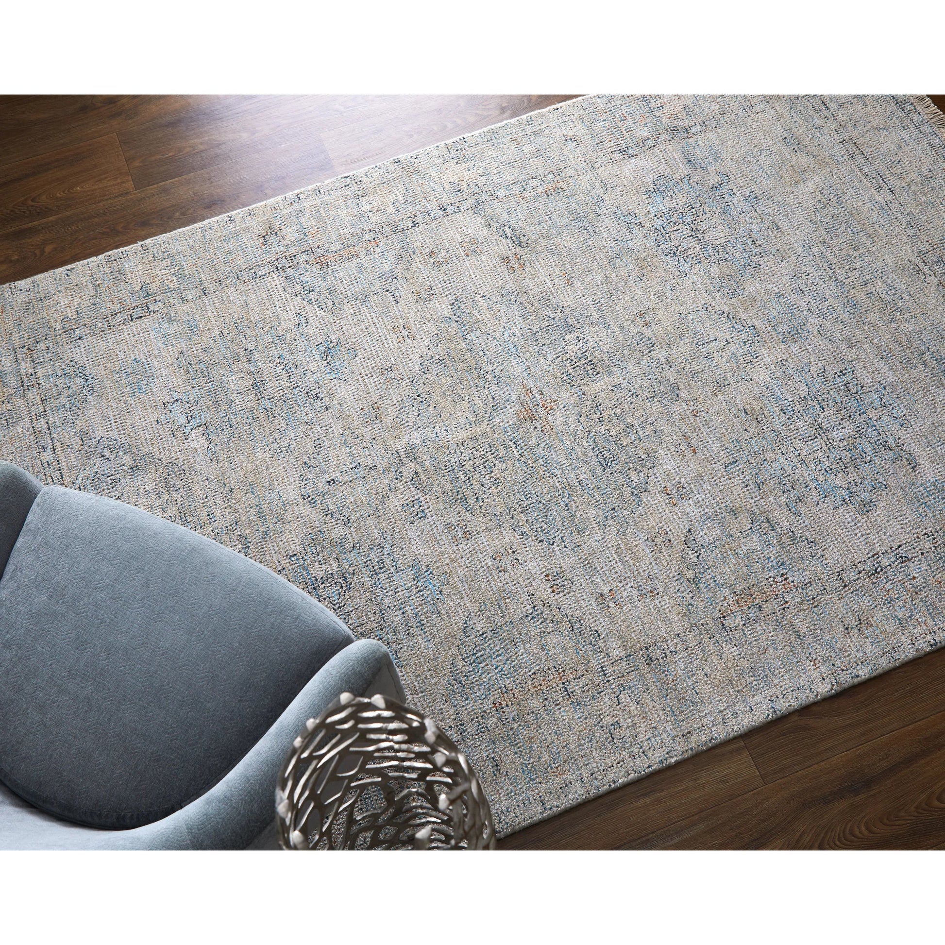 Caldwell Transitional Oriental Rug - 8801F by Feizy in blue, gray, taupe. Made from wool, viscose in a unique style.