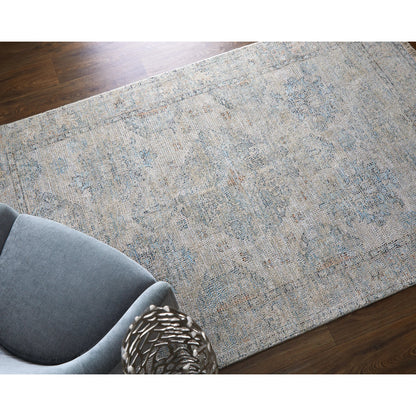Caldwell Transitional Oriental Rug - 8801F by Feizy in blue, gray, taupe. Made from wool, viscose in a unique style.