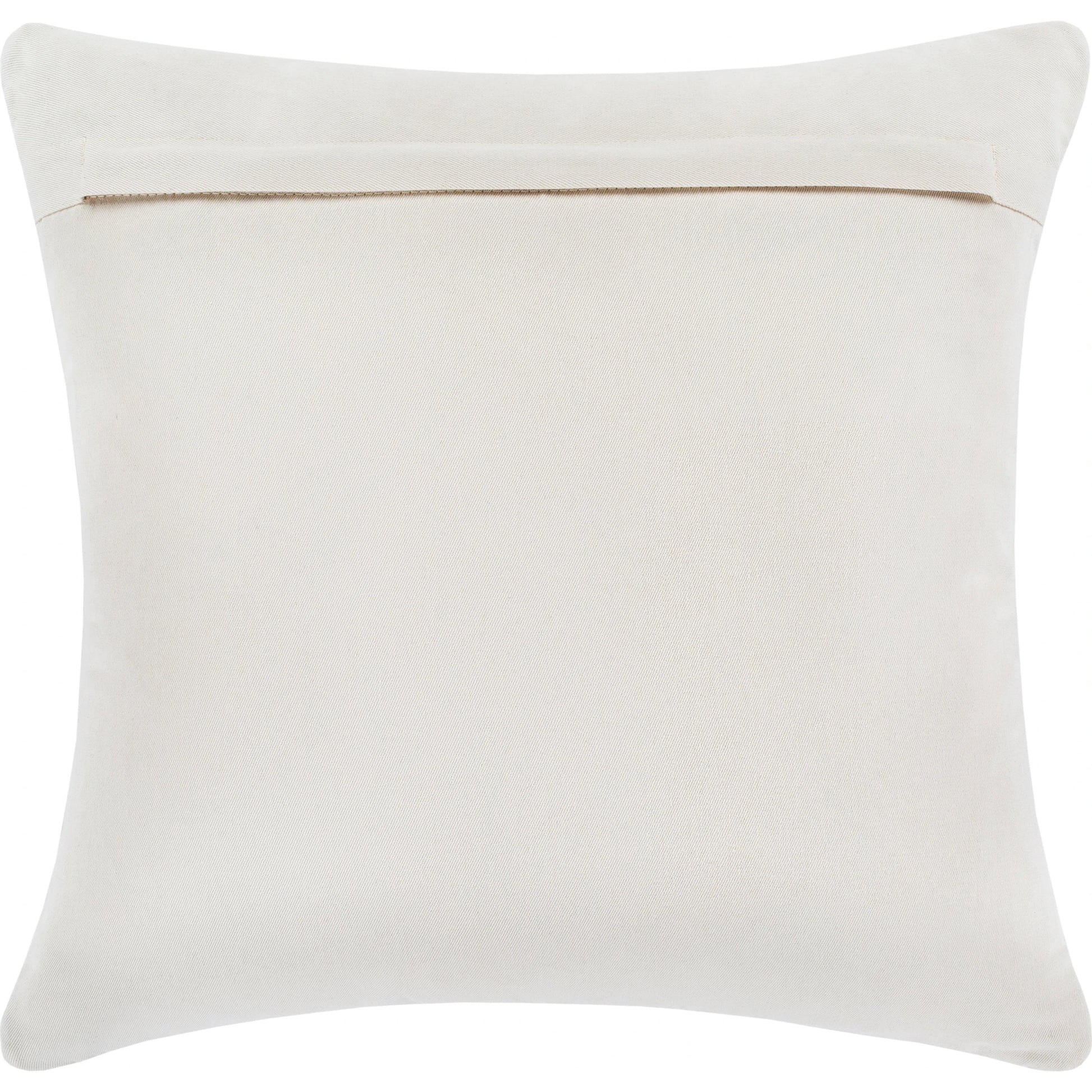 Kansas Pillow - 13341 by Surya in beige, light beige. Made from 100% leather, 100% cotton in a transitional style.