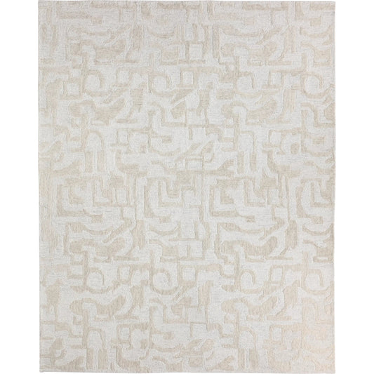 Kafes KAF03 Rug by Jaipur Living in ivory, white, tan, beige. Made from 100% wool in a unique style.