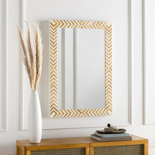 Kathryn - 25049 by Surya in natural,inlaid. Made from frame: bone, frame: wood in a modern style.