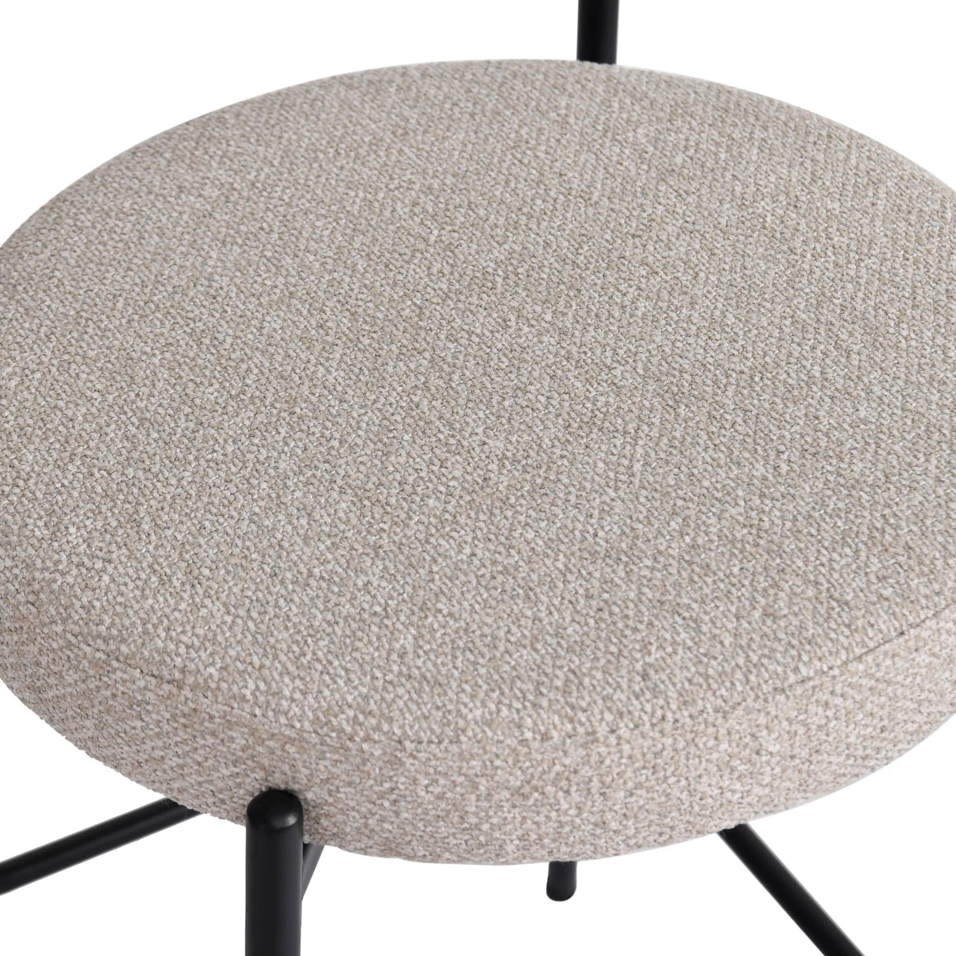 Kai Counter Stool (Set of 2) by LH Imports in black. Made from polyester, foam, iron, plywood in a transitional style.
