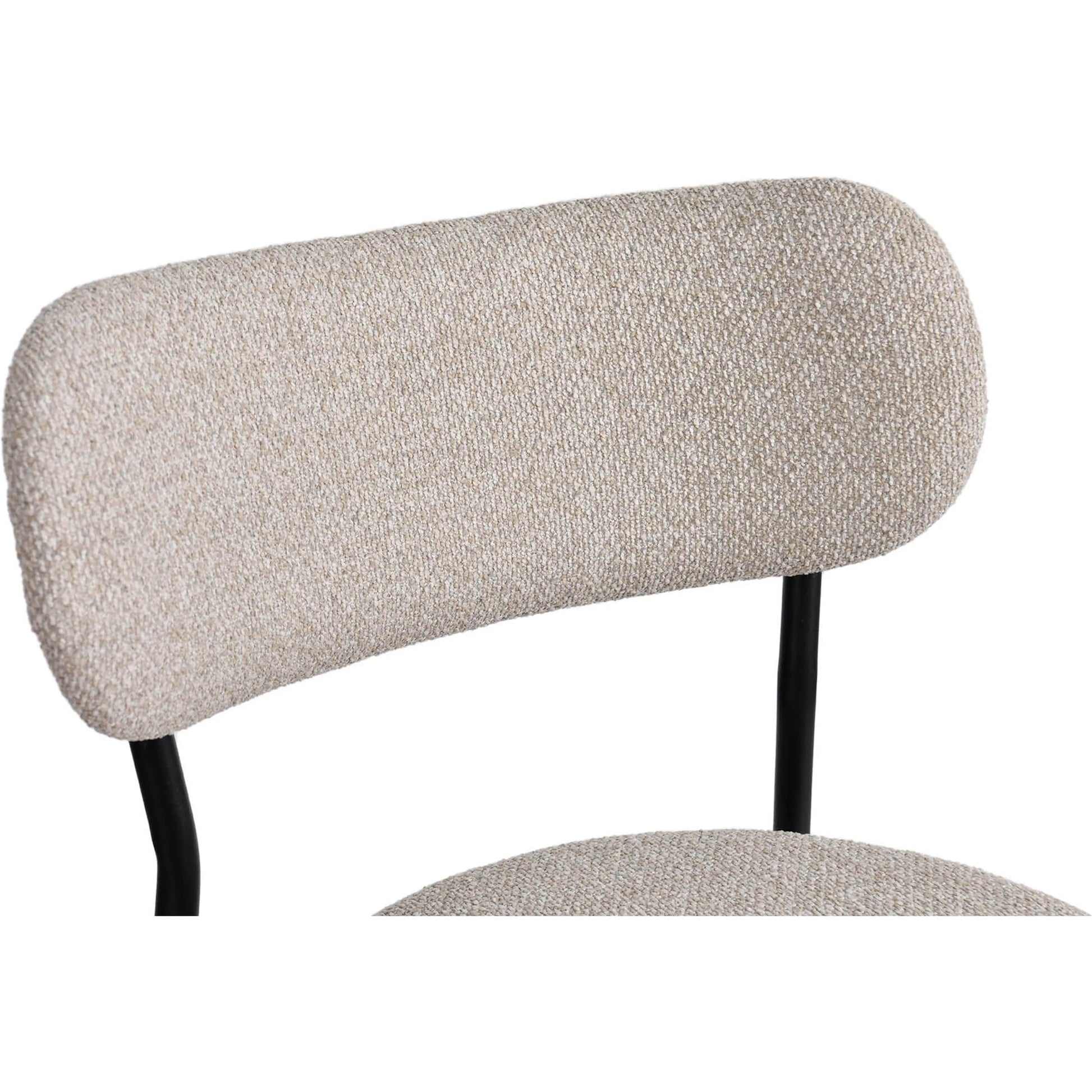 Kai Counter Stool (Set of 2) by LH Imports in black. Made from polyester, foam, iron, plywood in a transitional style.