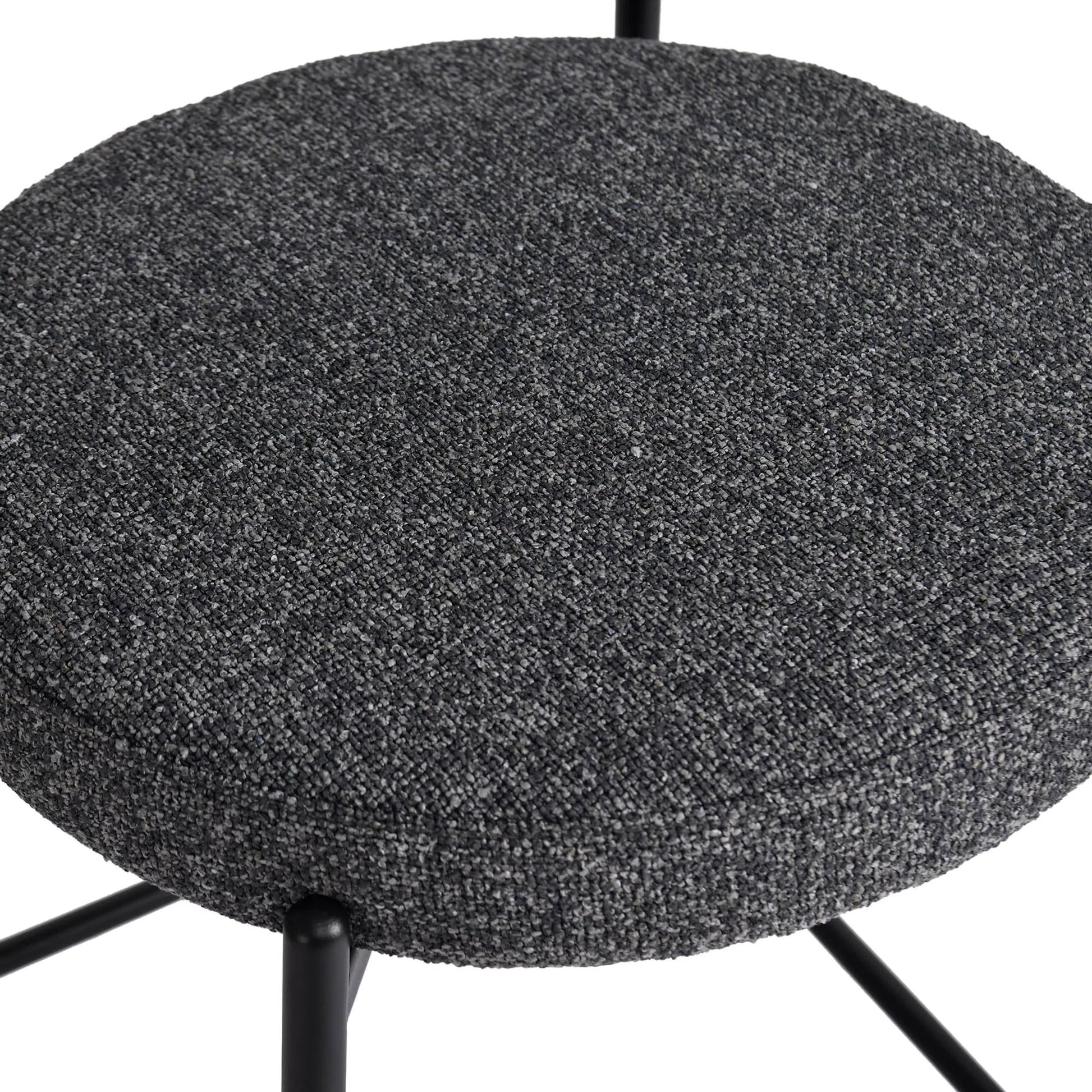 Kai Counter Stool (Set of 2) by LH Imports in black. Made from polyester, foam, iron, plywood in a transitional style.