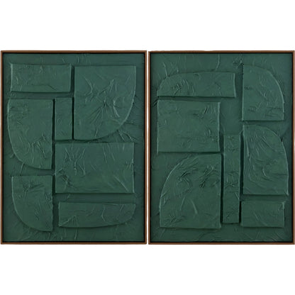 Kako Framed Art (Set of 2) by Livabliss in hand painted. Made from canvas, polystyrene in a unique style.