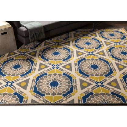 Kaleidoscope KAL-8001 Rug by Surya. Made from 100% wool in a unique style.