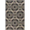 Beige, Charcoal, Navy, Gray / 2' x 3'