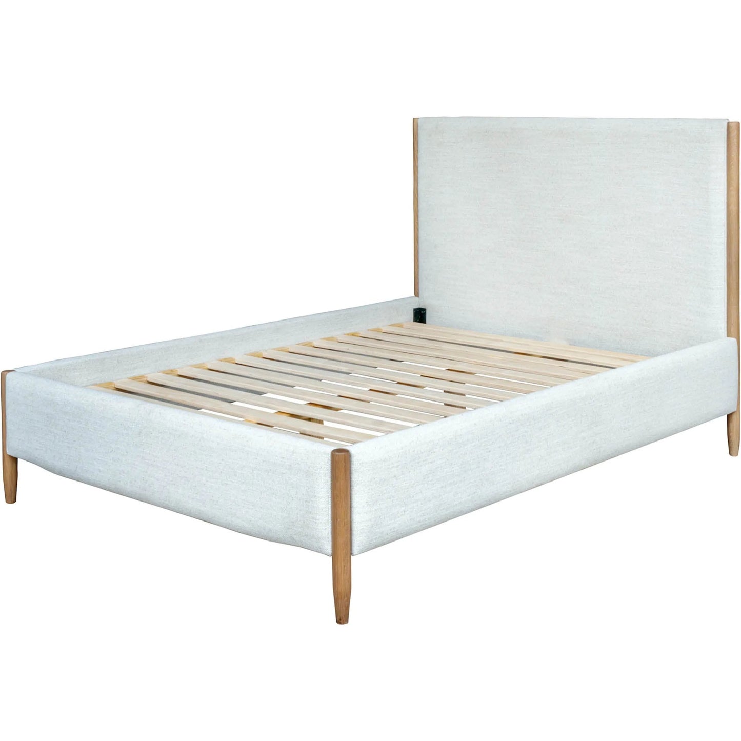 000 SI-2452859 | Primary Silo | Kamelia Bed by LH Imports in grey, alabaster and sand. Made from unique in a transitional style.