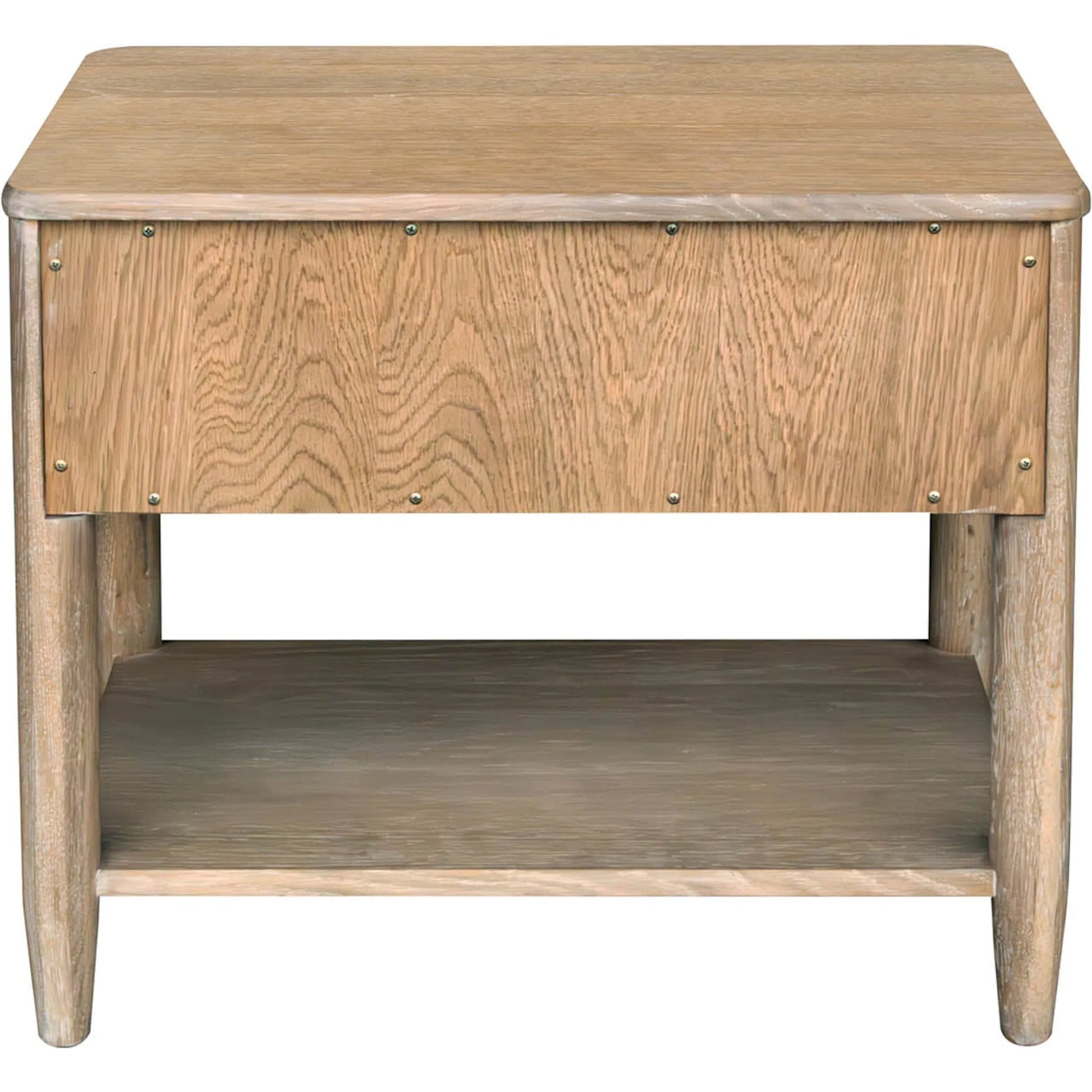 Kamelia Nightstand by LH Imports in sand, brass. Made from unique in a transitional style.
