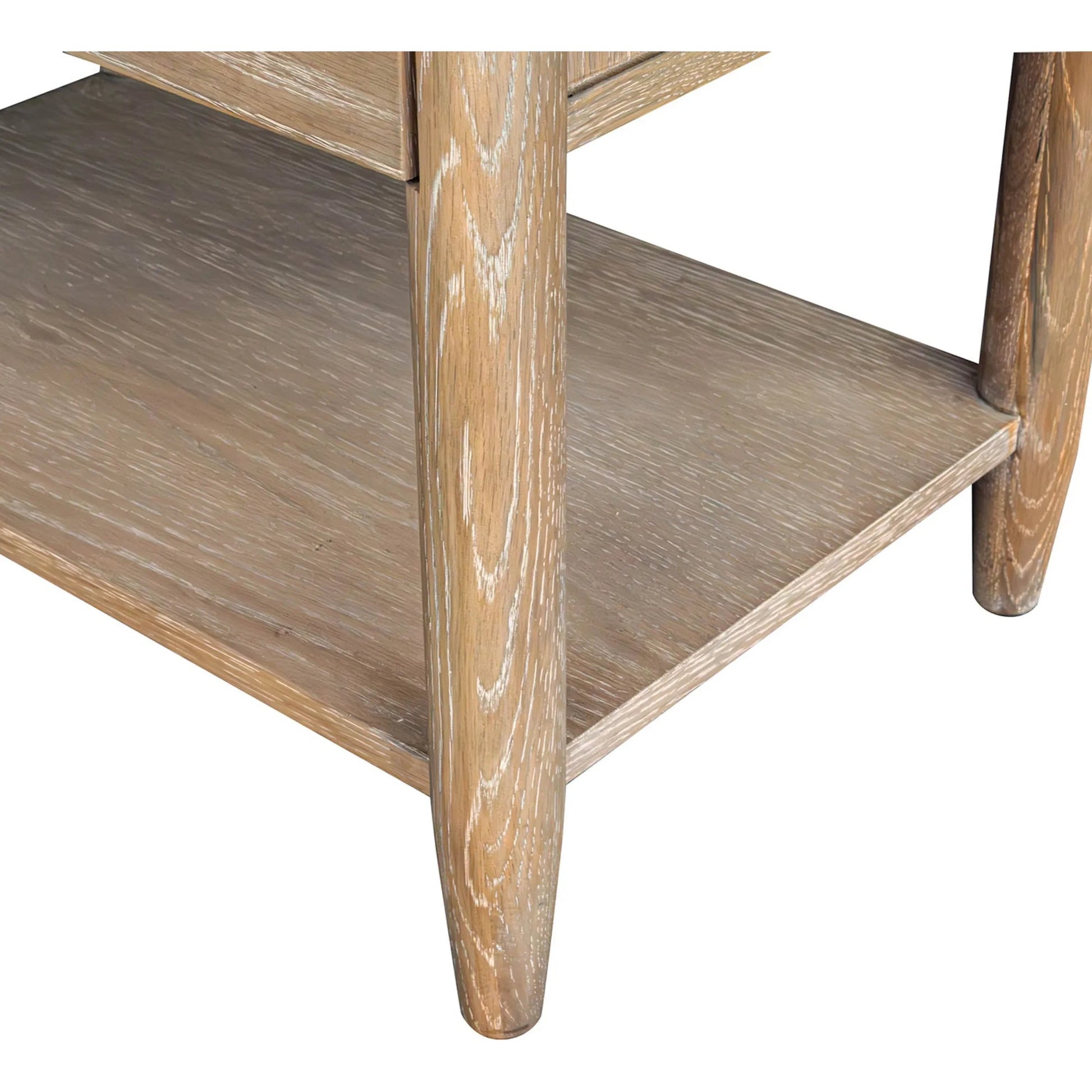 Kamelia Nightstand by LH Imports in sand, brass. Made from unique in a transitional style.